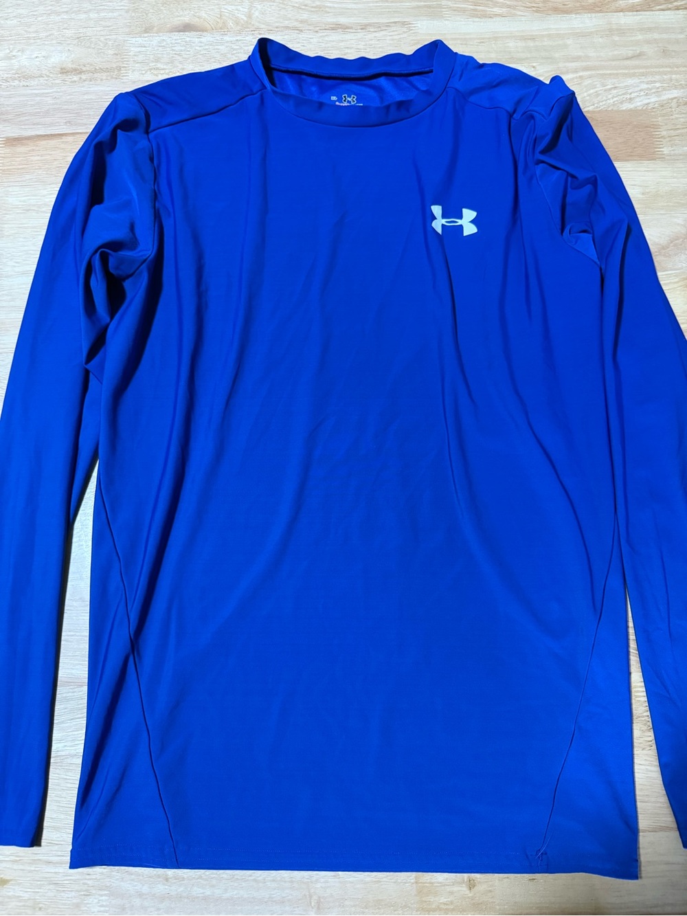 Under Armour HeatGear Men’s Long Sleeve Compression Athletic Shirt Blue XL